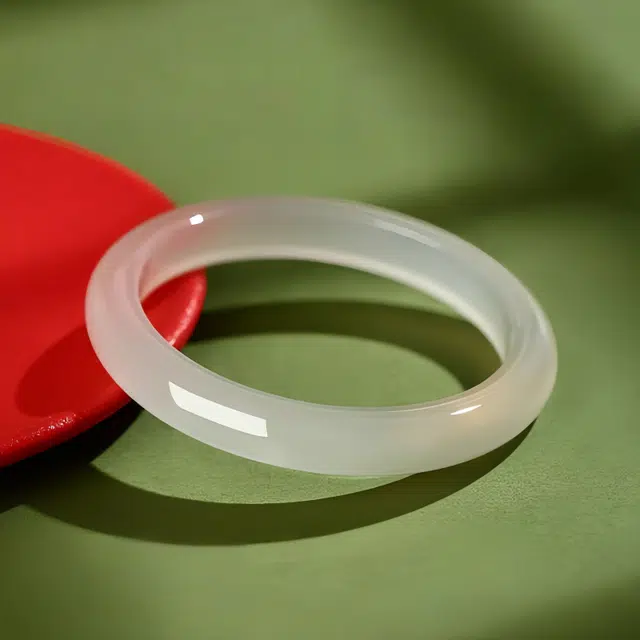 兰慕茵诺 新中式  国风高品质 高级清冷感#好运天然 玉髓 手镯 男女同款情侣款