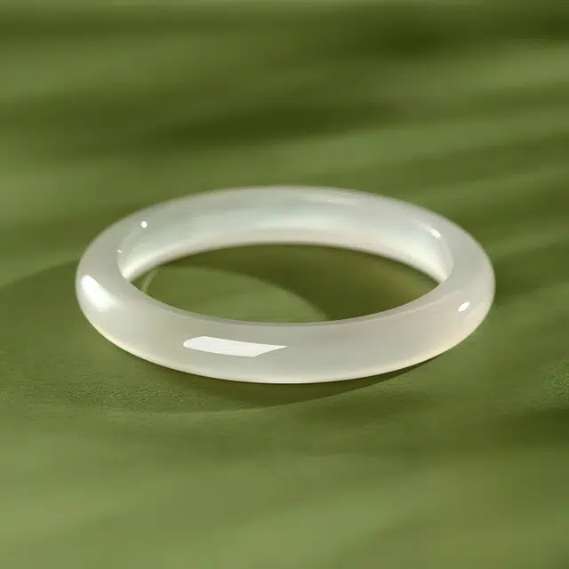 兰慕茵诺 新中式  国风高品质 高级清冷感#好运天然 玉髓 手镯 男女同款情侣款