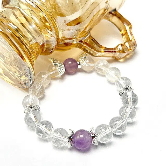 【诸事万顺】 兰慕茵诺 原创设计 紫定能行 新中式薰衣草转运珠 小众设计高级感首饰#好运 水晶 手串 女款