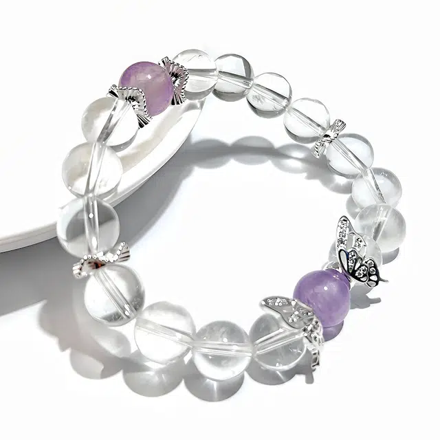 【诸事万顺】 兰慕茵诺 原创设计 紫定能行 新中式薰衣草转运珠 小众设计高级感首饰#好运 水晶 手串 女款