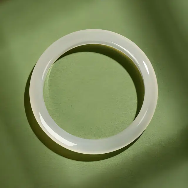 兰慕茵诺 新中式  国风高品质 高级清冷感#好运天然 玉髓 手镯 男女同款情侣款