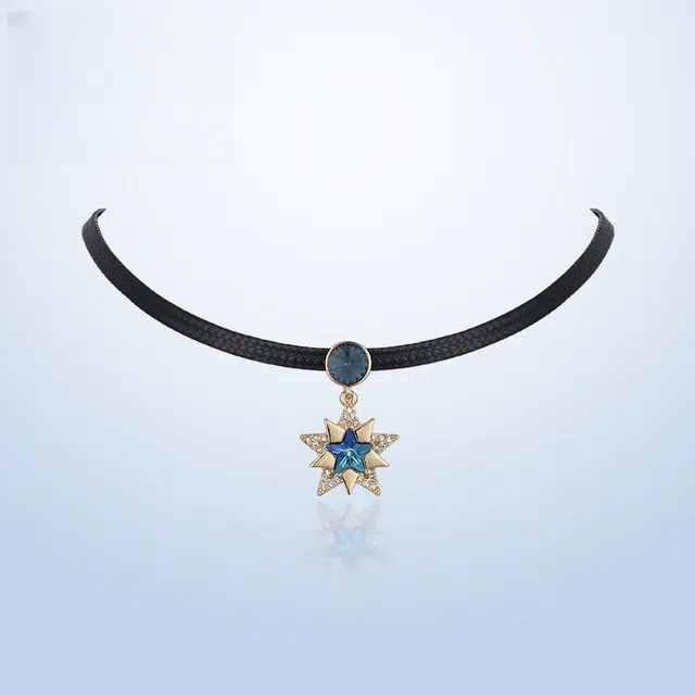 兰盈 星星水晶 合金 项链 女款