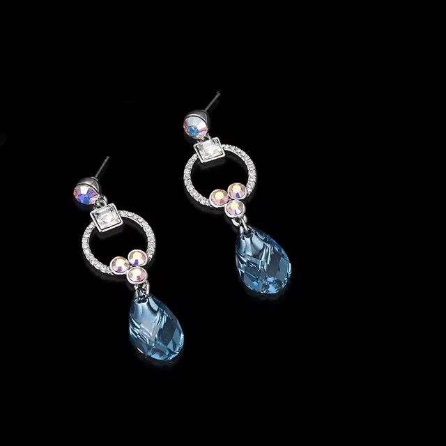兰盈 轻奢小众耳饰#好运 奥地利水晶 耳环 女款