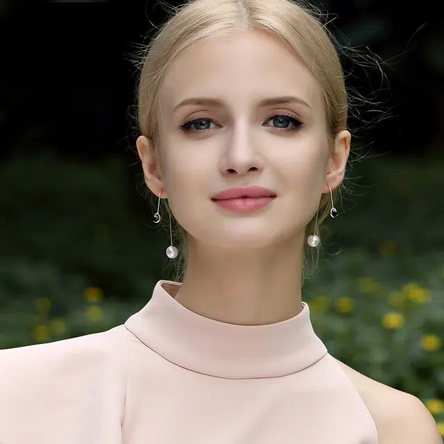 兰盈 圆钻轻奢小众耳饰品#好运 奥地利水晶 耳环 女款