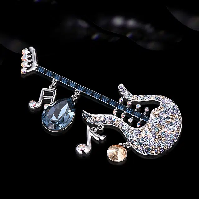 兰盈 奥地利水晶#好运 合金 胸针 男女同款情侣款