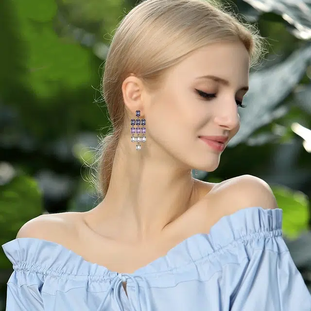 兰盈 轻奢小众 原创设计 合金 耳环 女款