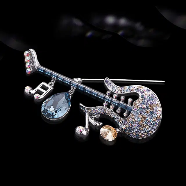 兰盈 奥地利水晶#好运 合金 胸针 男女同款情侣款