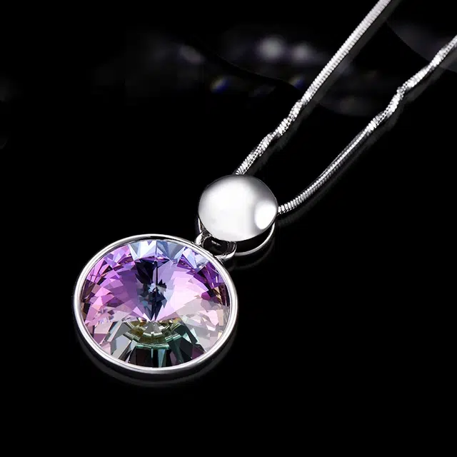 兰盈 圆锁骨链轻奢小众原创设计 合金 项链 女款