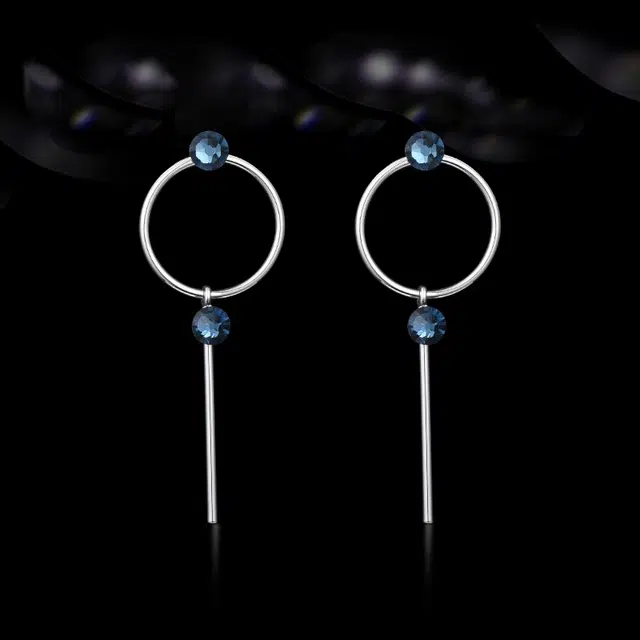 兰盈 圆环轻奢小众 奥地利水晶 耳环 女款