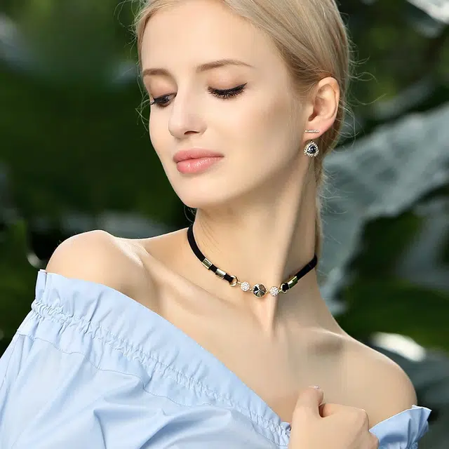 兰盈 轻奢小众原创设计 环保合金 项链 女款