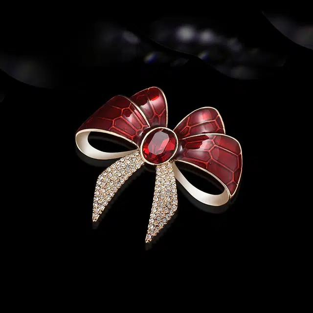 兰盈 蝴蝶结轻奢小众 环保合金 胸针 女款