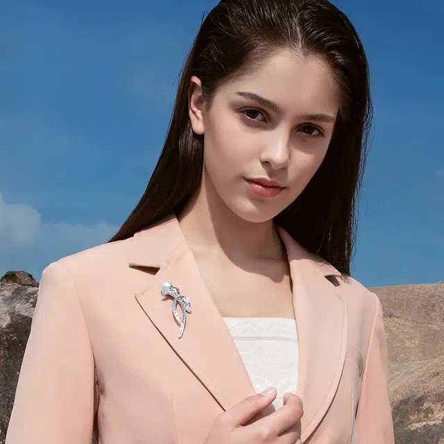 兰盈 郁金香水晶#好运 轻奢小众 胸针 男女同款情侣款