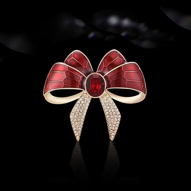 兰盈 蝴蝶结轻奢小众 环保合金 胸针 女款