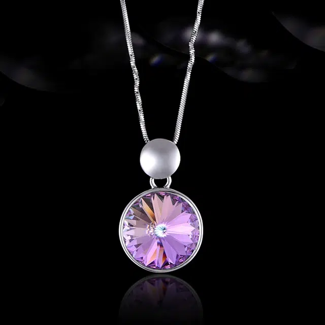 兰盈 圆锁骨链轻奢小众原创设计 合金 项链 女款