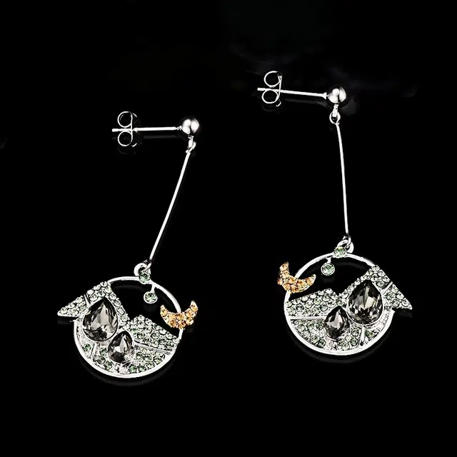 兰盈 圆境 轻奢优雅耳饰品 合金 耳环 女款