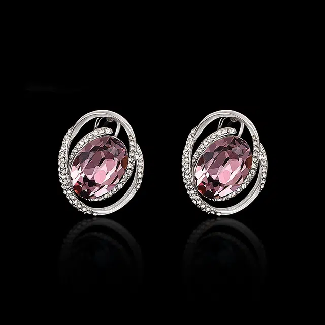 兰盈 许愿石#好运 水晶耳环 轻奢小众耳饰品 女款