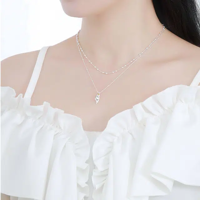 克兰茜 在逃公主 星愿流光可调节锁骨链 小众轻奢日韩甜美可爱 简约高级感设计 日常通勤精致百搭 精美礼盒 好运处理 玛瑙 项链 女款