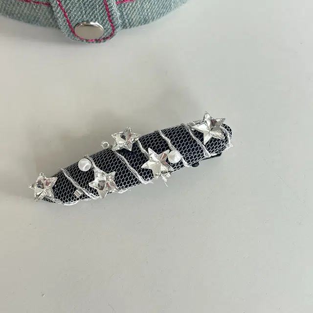 克兰茜 星梦衾枕 小众精致简约高级感设计 时尚大气轻奢百搭 个性气质温柔冷清感 发夹 女款 黑色
