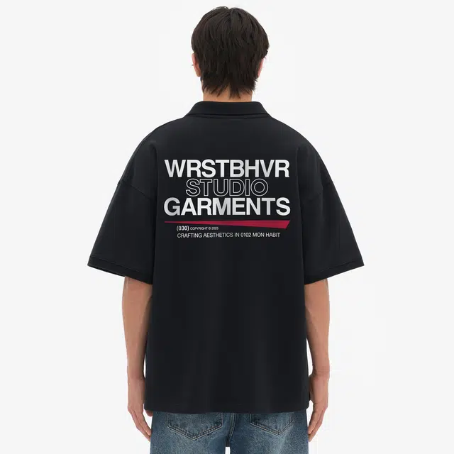 WRSTBHVR PIONEER logoPolo