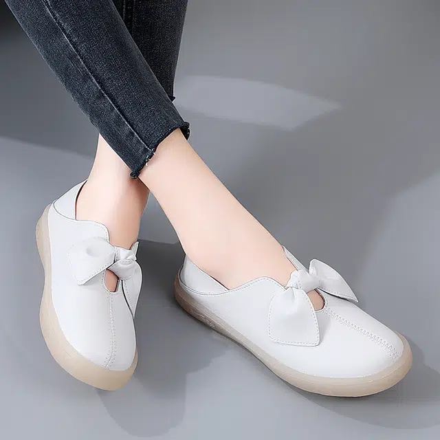 健氏 二层牛皮 气质舒适百搭 休闲单鞋 女款