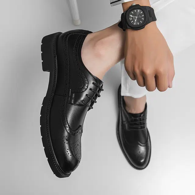 健氏 时尚潮流 生活休闲 正装皮鞋 男款