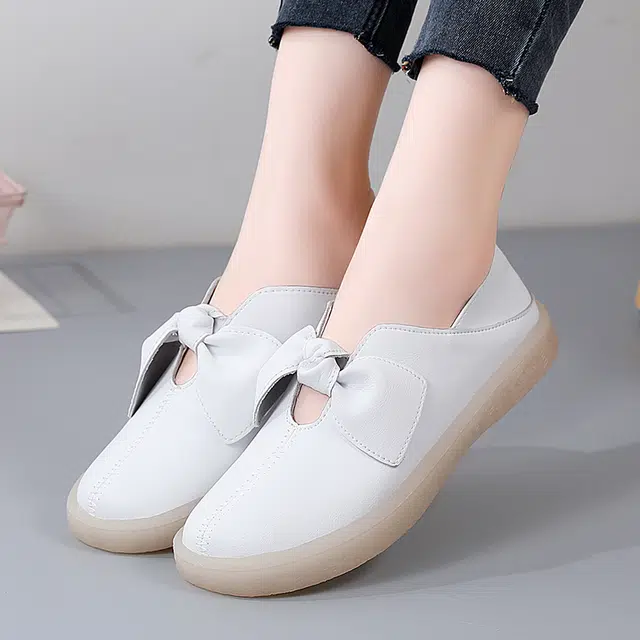 健氏 二层牛皮 气质舒适百搭 休闲单鞋 女款