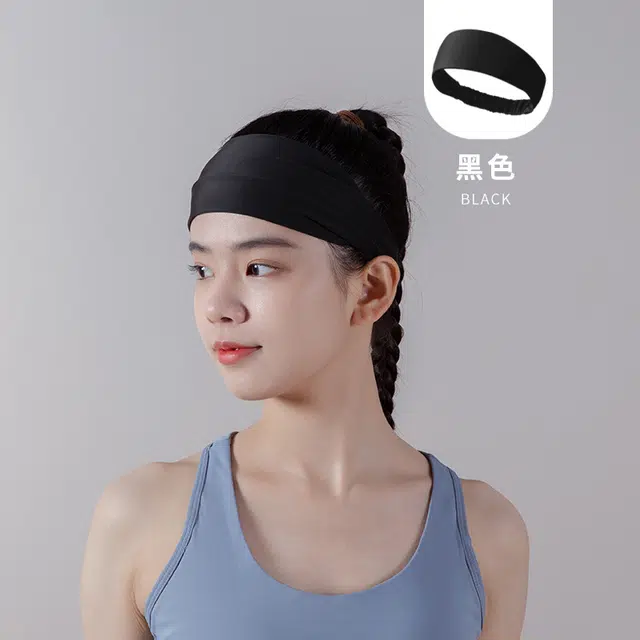 佐闯 跑步运动发带户外健身瑜伽吸汗束发带轻薄高弹速干止汗带 四面弹 头巾 女款