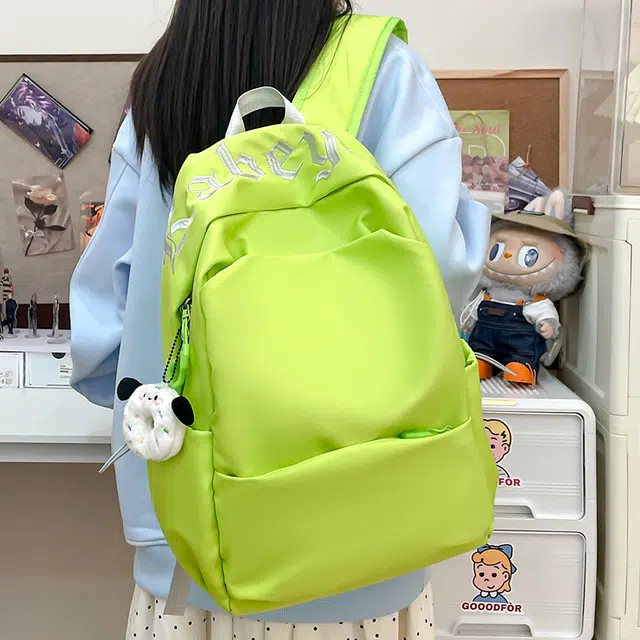 草丛喵喵喵 百搭潮流高颜值 尼龙 双肩包 男女同款情侣款 多色