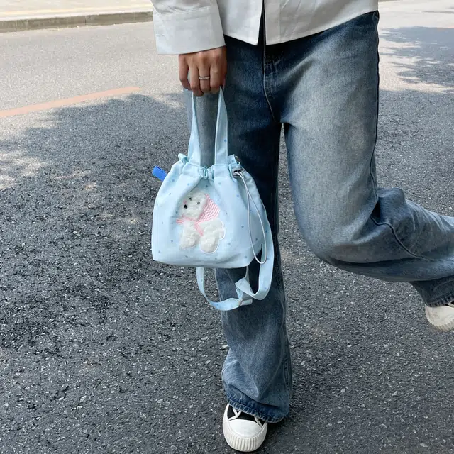 草丛喵喵喵 百搭可爱通勤 尼龙 单肩手提包 常规 女款 圆点黑色/藏蓝色/米白色/灰色/黑色/红色/黄色/蓝色