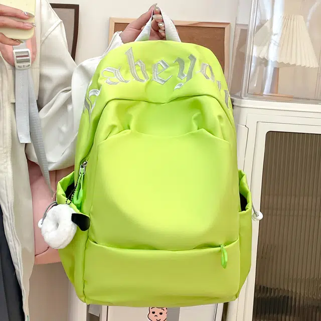 草丛喵喵喵 百搭潮流高颜值 尼龙 双肩包 男女同款情侣款 多色