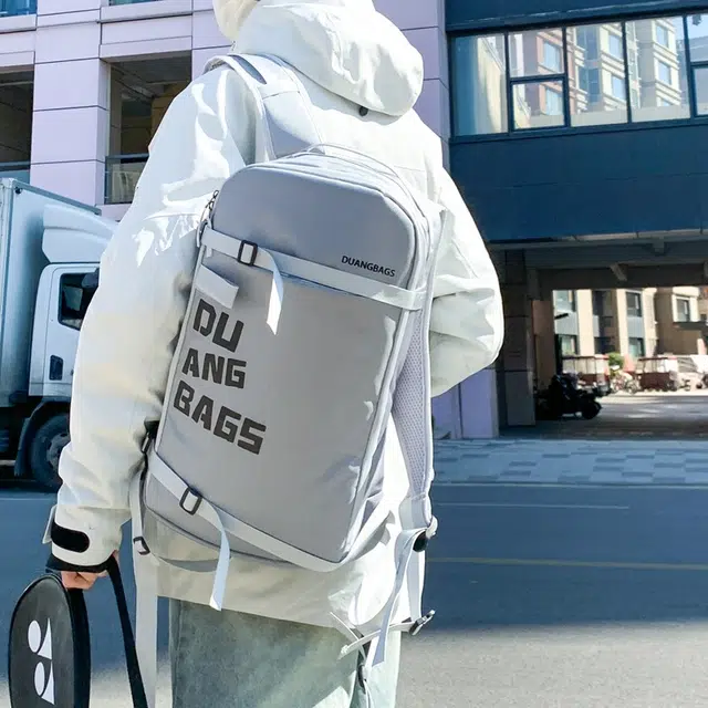 草丛喵喵喵 高颜值百搭字母潮流 牛津布 背包双肩包 男女同款情侣款 多色