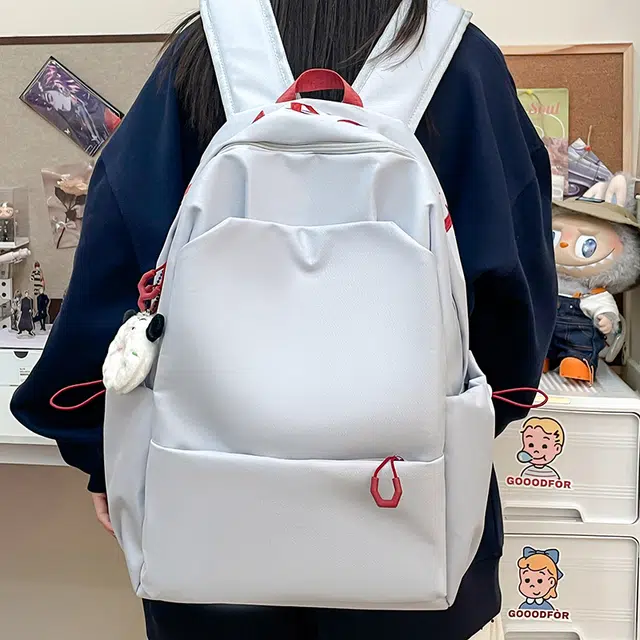 草丛喵喵喵 百搭潮流高颜值 尼龙 双肩包 男女同款情侣款 多色