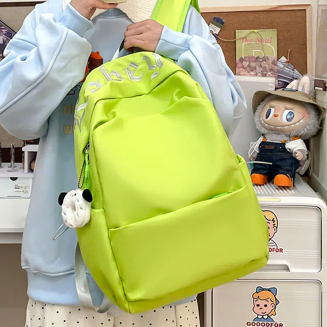 草丛喵喵喵 百搭潮流高颜值 尼龙 双肩包 男女同款情侣款 多色