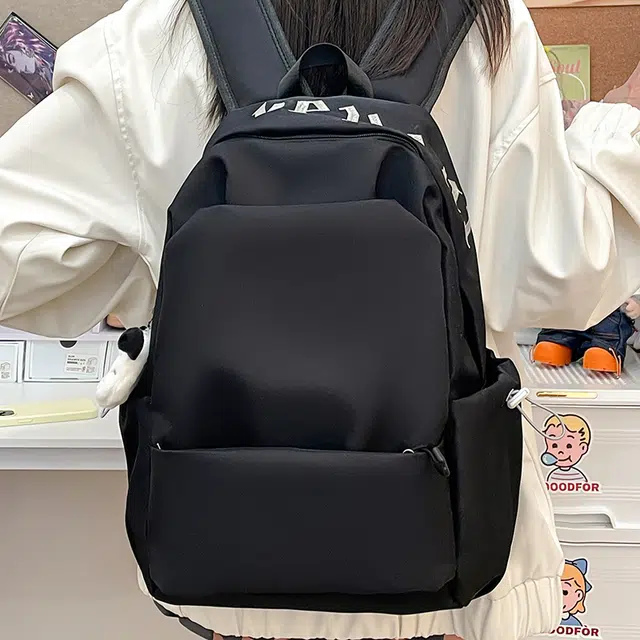 草丛喵喵喵 百搭潮流高颜值 尼龙 双肩包 男女同款情侣款 多色