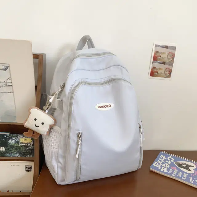 草丛喵喵喵 高颜值简约百搭潮流街头 尼龙 双肩包 女款 多色