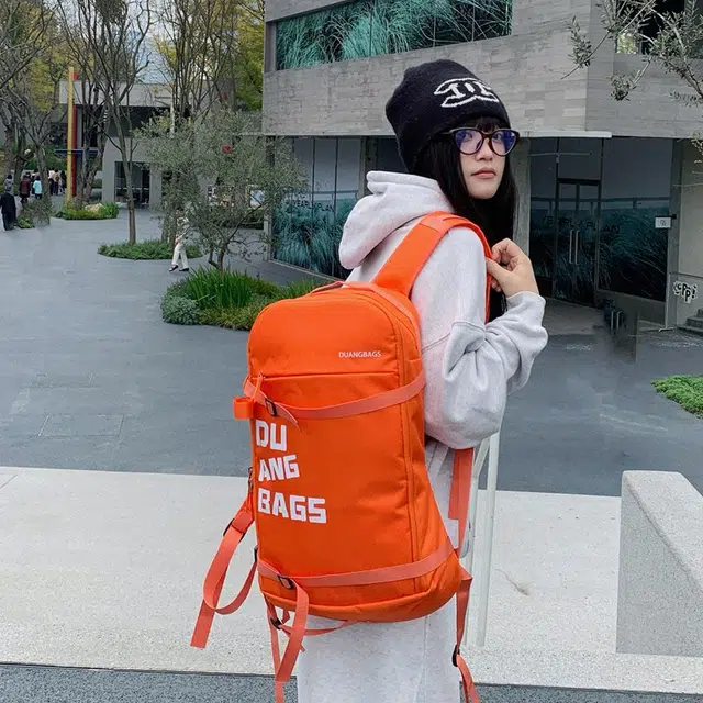草丛喵喵喵 高颜值百搭字母潮流 牛津布 背包双肩包 男女同款情侣款 多色