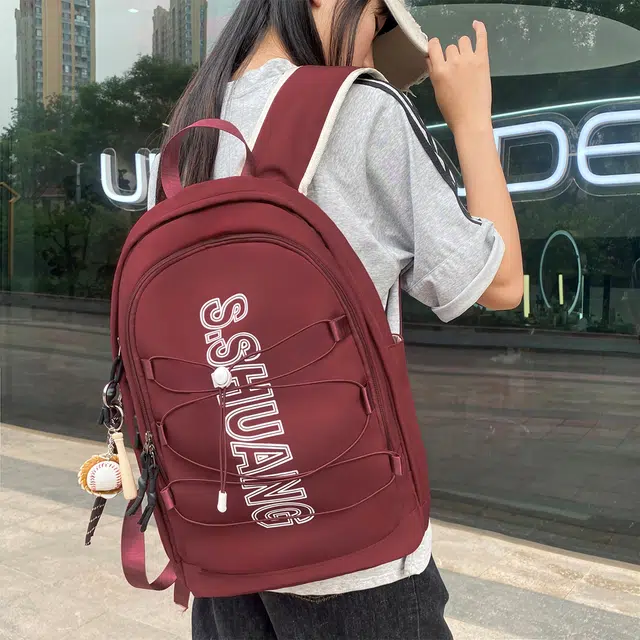 草丛喵喵喵 时尚百搭轻便小众 尼龙 双肩包 男女同款情侣款 多色
