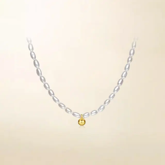 重庆金店 法式 复古小众设计高级感精致优雅个性 珍珠 足金 一口价 黄金吊坠 男女同款情侣款