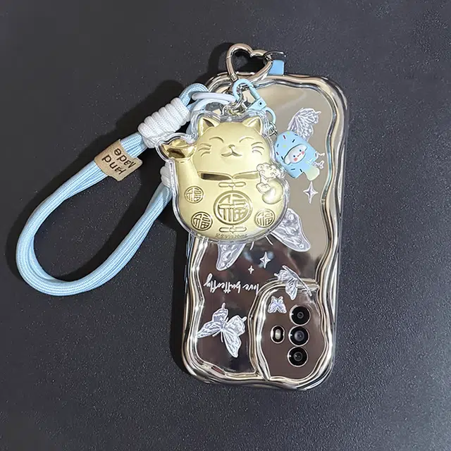 重庆金店 招财猫请发财 财运享通财源滚滚新中式国潮可爱萌趣创意日常通勤使用 足金 一口价 贴片 女款