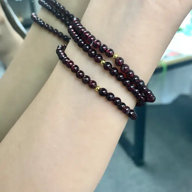 【时来好运】 重庆金店 好运转运珠 国潮新中式招财纳福吉祥顺遂本命年精致轻奢优雅气质小众设计转运珠 琉璃 手串 男女同款情侣款