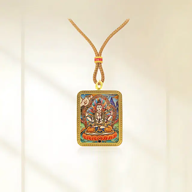 重庆金店 八大守护神诸事顺利 平安喜乐新中式 飞黄腾达 福禄吉祥小众#好运 合金 项链 男女同款情侣款