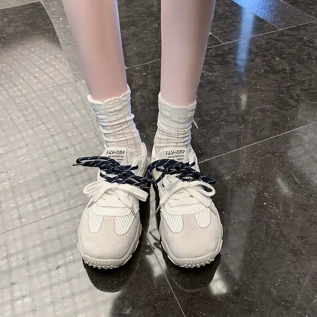 复古厚底百搭时尚运动 低帮 生活休闲鞋 女