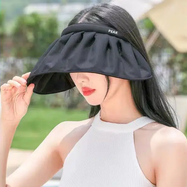 匹克 紫外线发箍遮阳 涤纶 防晒帽 女款