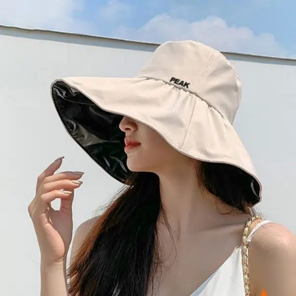 匹克 户外遮脸防紫外线 棉涤 渔夫帽 男女同款情侣款