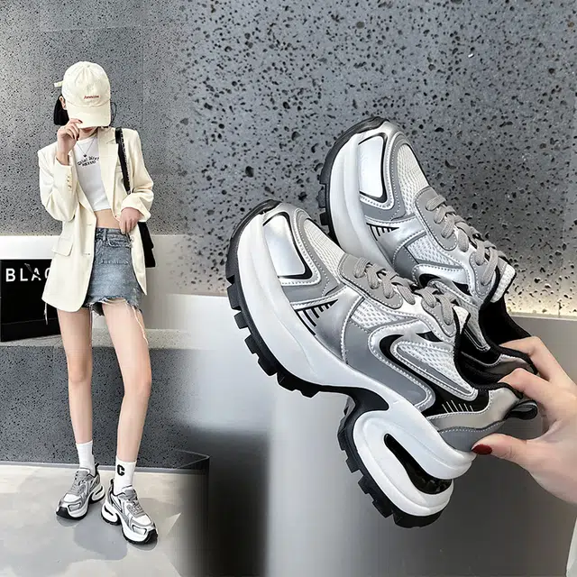 时尚简约运动风 低帮 老爹鞋 女款