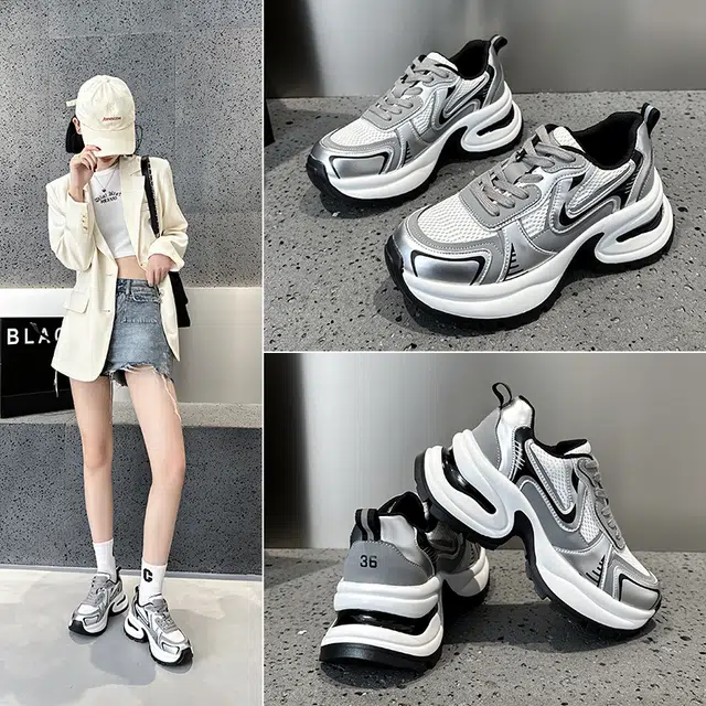 时尚简约运动风 低帮 老爹鞋 女款