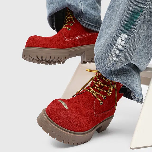 Dounkol Outdoor Thick Sole Yellow Boots