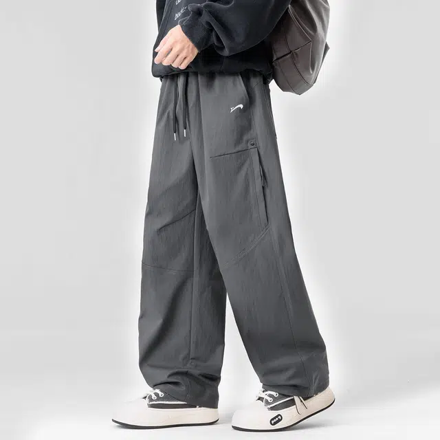 贵人鸟 型酷系列 美式机能工装大码潮流百搭直筒宽松阔腿长裤 休闲裤 男女同款