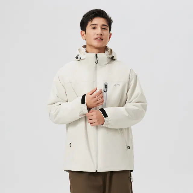贵人鸟 全天候系列 山系户外纯色工装拉链口袋三合一保暖防风拒水冲锋上衣夹克外套 男女同款