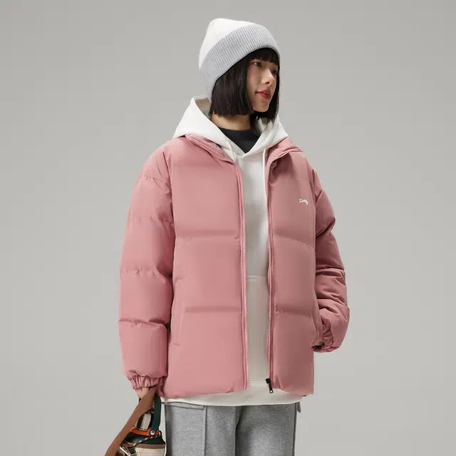 贵人鸟 宽松立领落肩面包棉服 男女同款